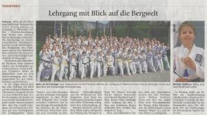 Zeitungsbeitrag im Freisinger Tagblatt