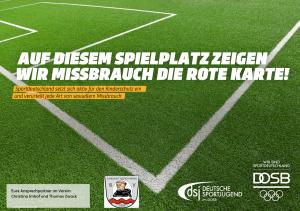 Auf diesem Spielplatz zeigen wir Missbrauch die rote Karte