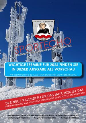 Sportecho Ausgabe Dezember 2025